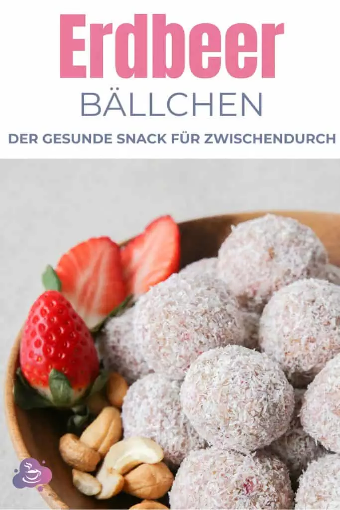 Gesunder Snack: Erdbeer-Bällchen ohne Datteln - Bild 4