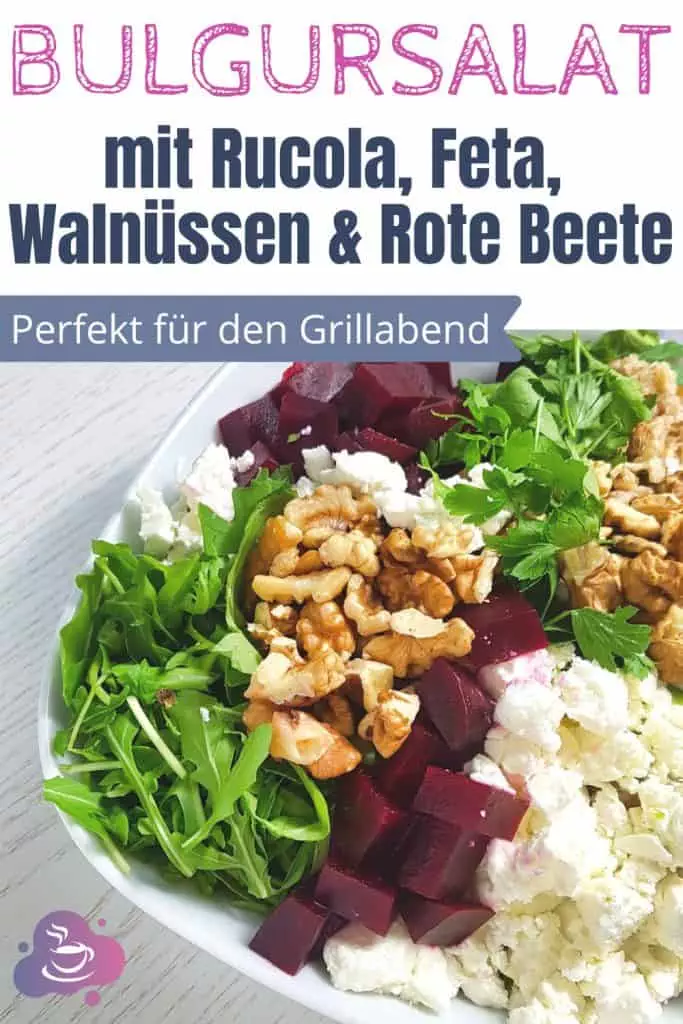 Bulgursalat mit Rucola, Feta, Walnüssen & Rote Beete - Bild 4