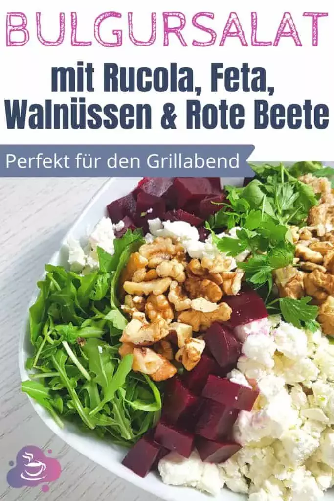 Bulgursalat mit Rucola, Feta, Walnüssen & Rote Beete - Bild 4