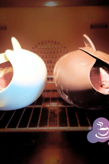 zwei Brote in der Backschale