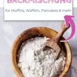 Hausgemachte Backmischung für Muffins, Waffeln und Pancakes – einfach, lecker, vielseitig.