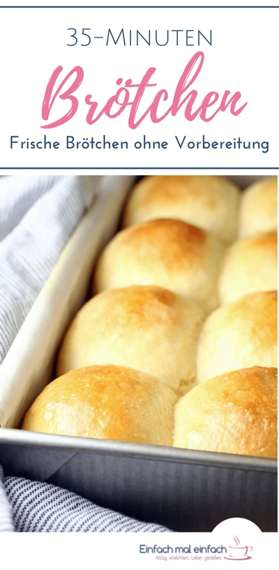 Schnelle Brötchen in 35 Minuten - Bild 1