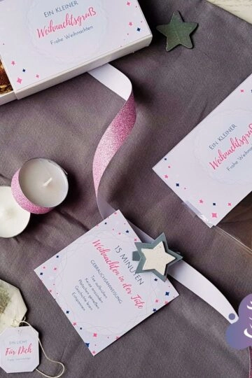 Elemente für Weihnachten in der Tüte