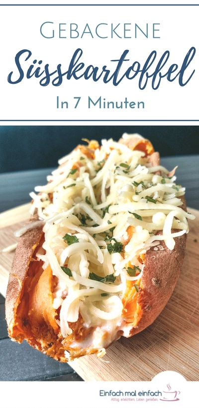 Gebackene Süßkartoffel aus der Mikrowelle - Bild 3