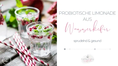 Probiotische Limonade aus Wasserkefir - Bild 1