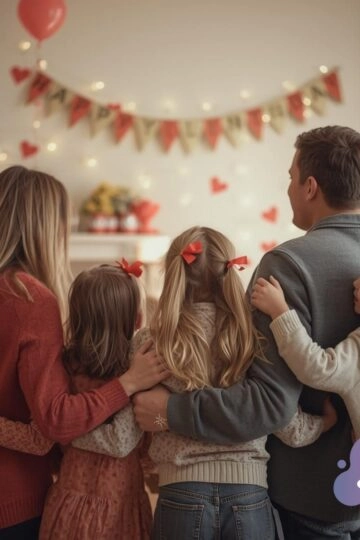 Valentinstag mit der Familie