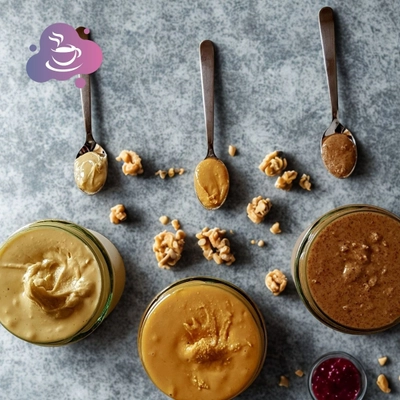 Nussmus in verschiedenen Varianten