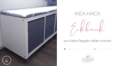 IKEA Eckbank aus 2 Kallax Regalen bauen - Bild 1
