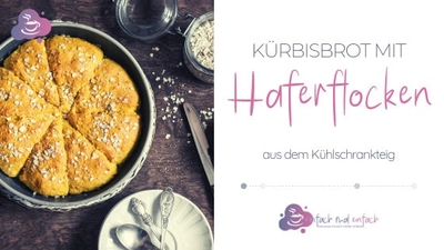 Rezept für Kürbisbrot mit Haferflocken - Bild 1