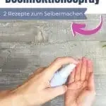 Selbstgemachten Handdesinfektionsspray: 2 einfache Rezepte zum Nachmachen