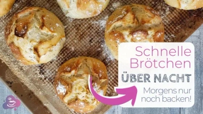 Schnelle Brötchen über Nacht - Bild 1