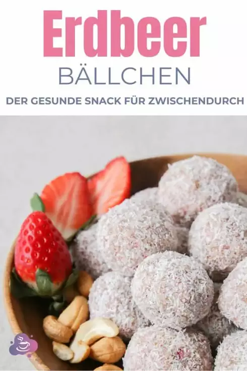 Gesunder Snack: Erdbeer-Bällchen ohne Datteln - Bild 4