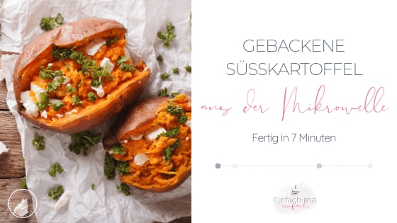 Gebackene Süßkartoffel aus der Mikrowelle - Bild 2