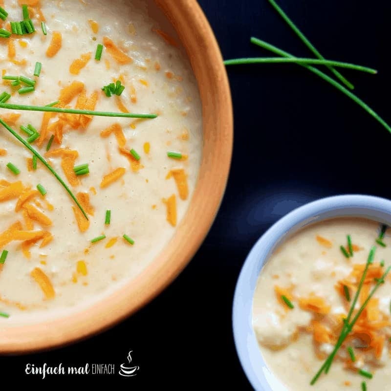 Blumenkohl-Käse Suppe - Bild 2