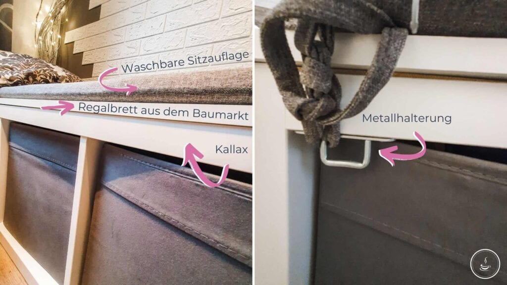 IKEA Eckbank aus 2 Kallax Regalen bauen - Bild 3