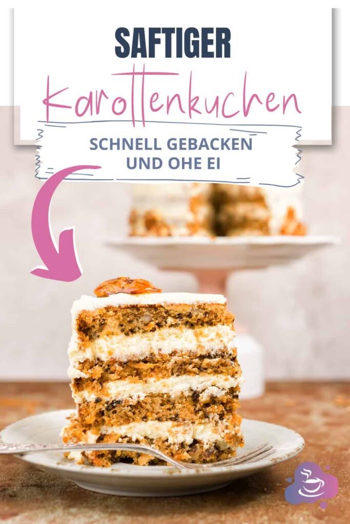 Saftiger Karottenkuchen - schnell & vegan - Bild 5