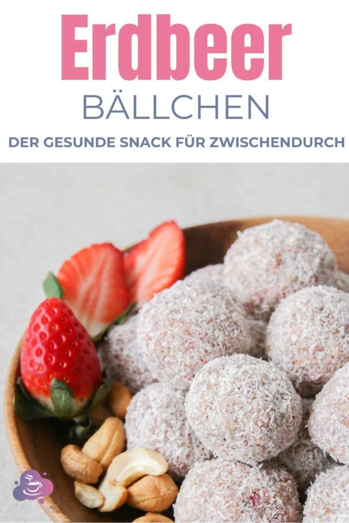 Gesunder Snack: Erdbeer-Bällchen ohne Datteln - Bild 5