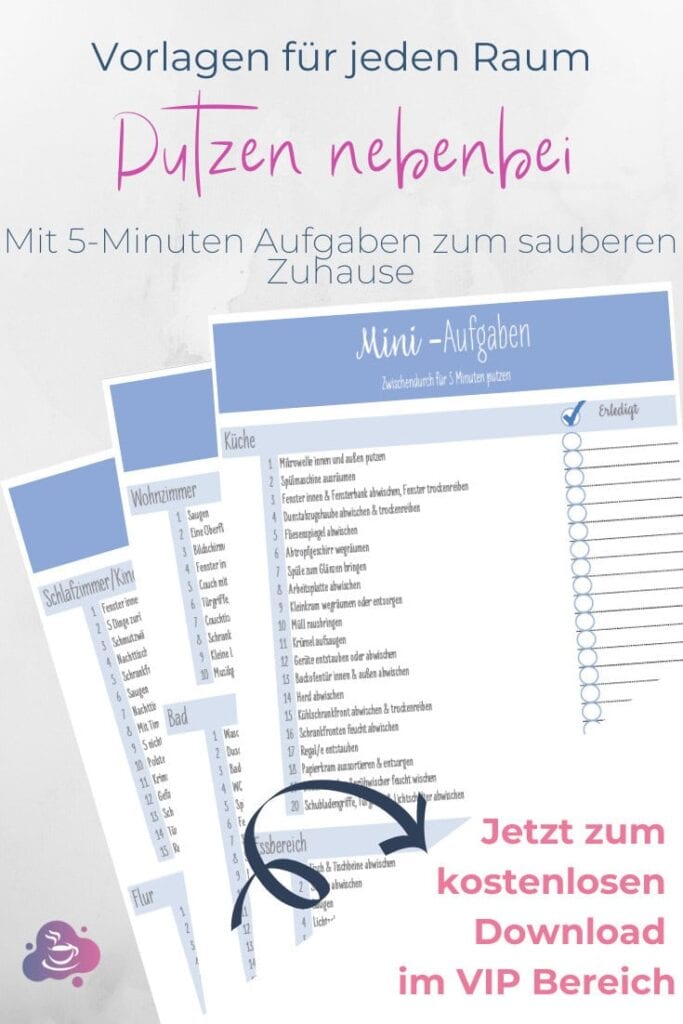 Putzplan für nebenbei (mit 5-Minuten Vorlage) - Bild 3